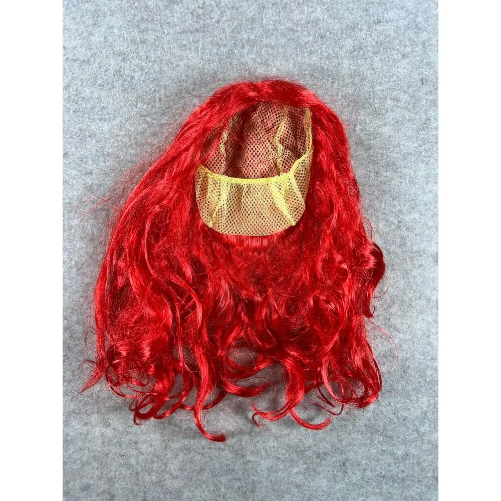 Disney Ariel The Little Mermaid Costume with Red Wig Complete Set Small 4-6
